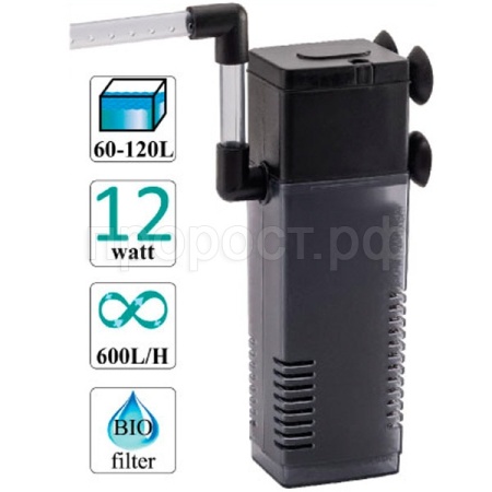 Помпа фильтр FILTER 047 с аэратором и флейтой (60-120л)12Вт(600л/ч) WP-330F/BARBUS